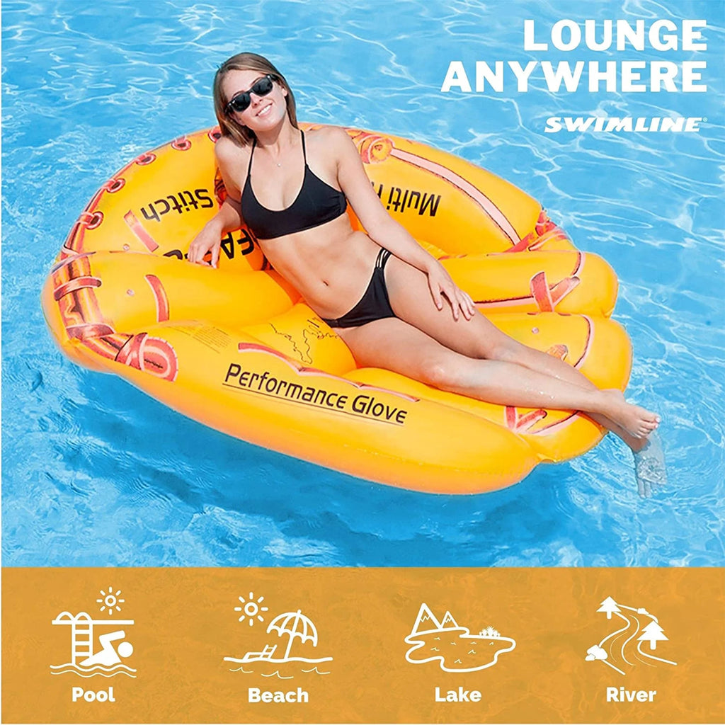 Baseball Glove Float Inflatable Raft C654756