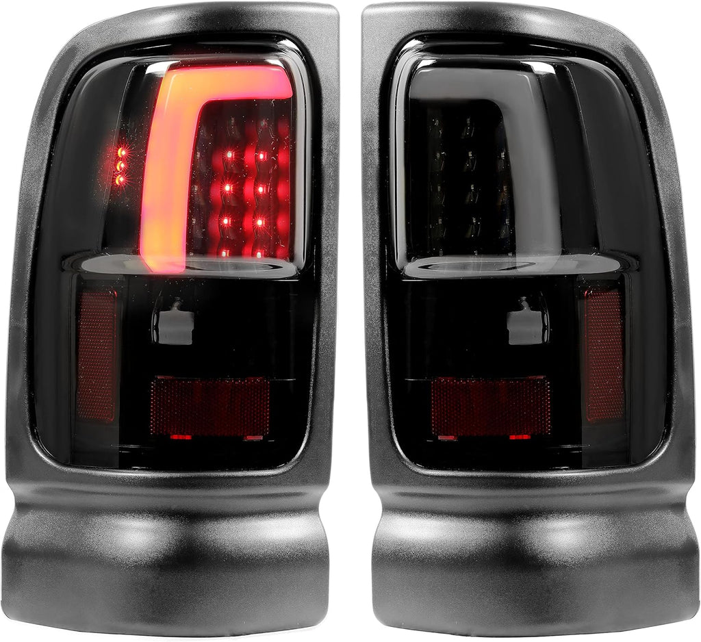 Black Smoke LED Tail Lights Brake Lamps for Dodge Ram 1500 2500 3500 P847436