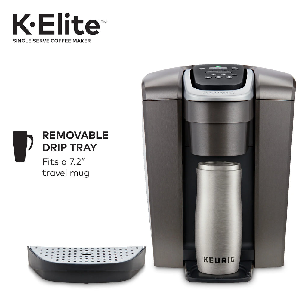 Brushed Slate Single-Serve K-Cup Pod Coffee Maker K137586