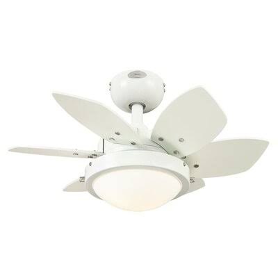LED Leaf Blade Ceiling Fan with Pull Chain and Light Kit K7713