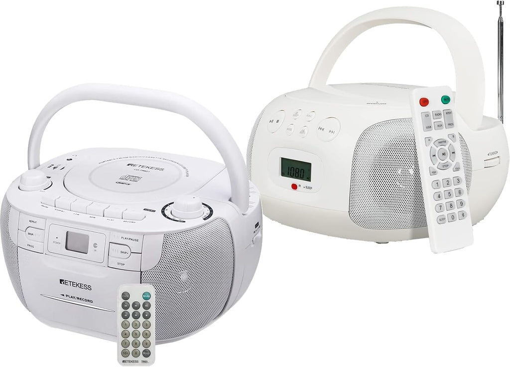 CD and Cassette Player Combo with Remote Control D402