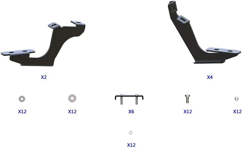 Nerf Bars Running Boards for Ford Ranger Super Cab 2-Door N5364