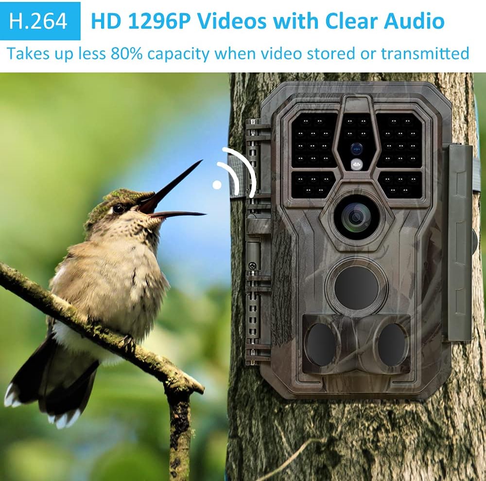 Camo Trail Camera with Night Vision A52640
