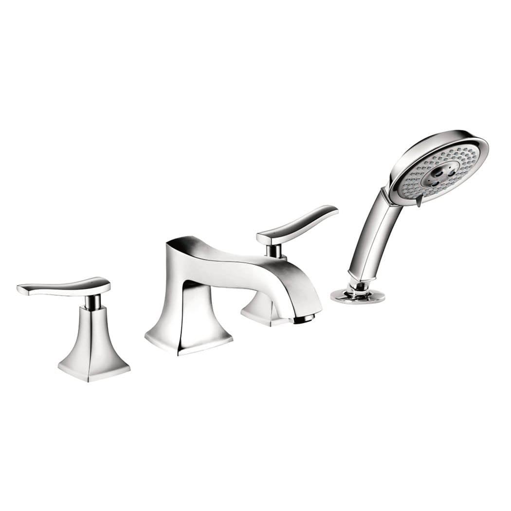 Chrome 4 Hole Roman Tub Trim Set I687291