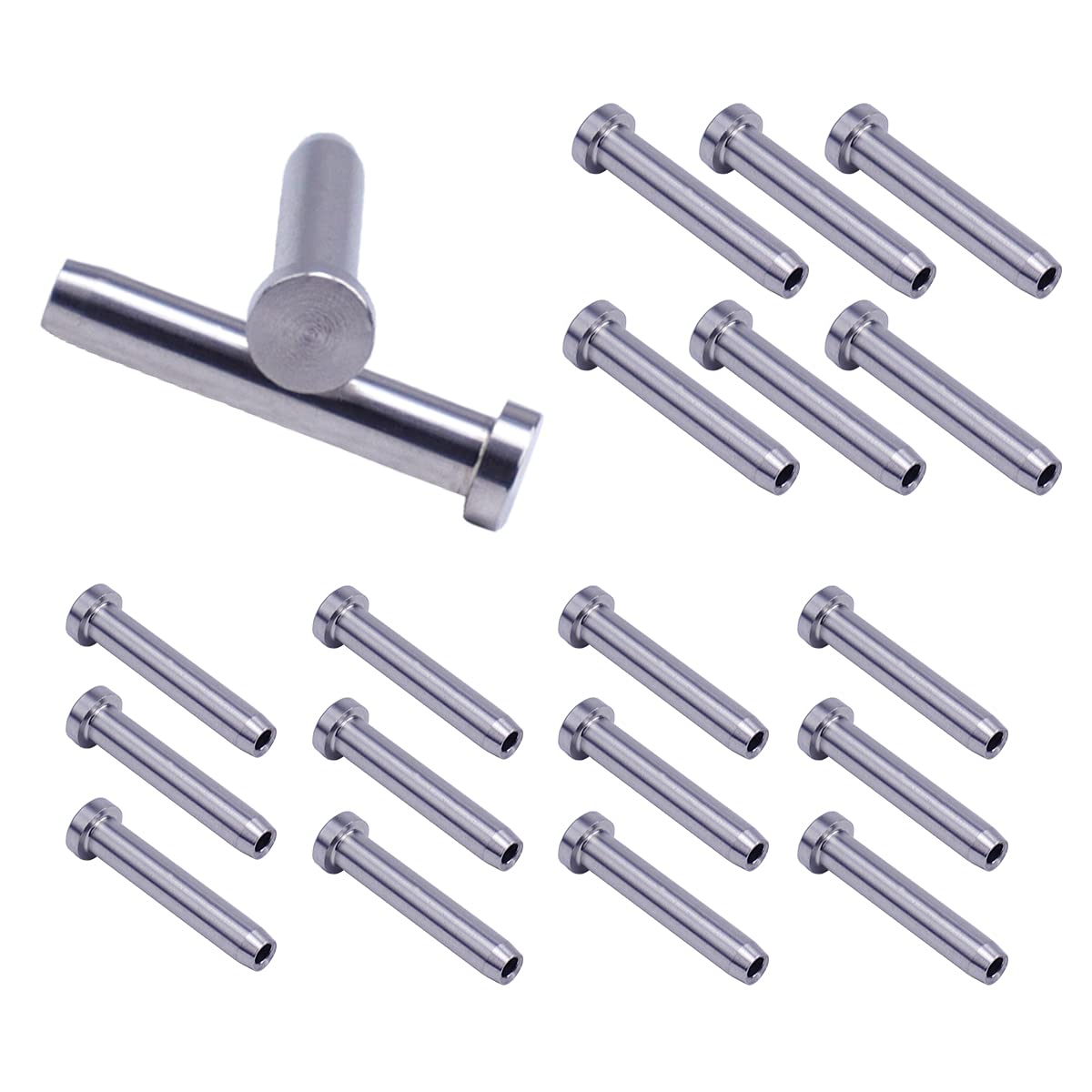 100Pack 1/8 T316 Stainless Steel Cable Railing Kit Hardware Terminal End Fitting S265