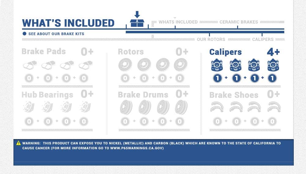 Premium Grade Semi-Loaded Caliper Assembly Set Kit G563944