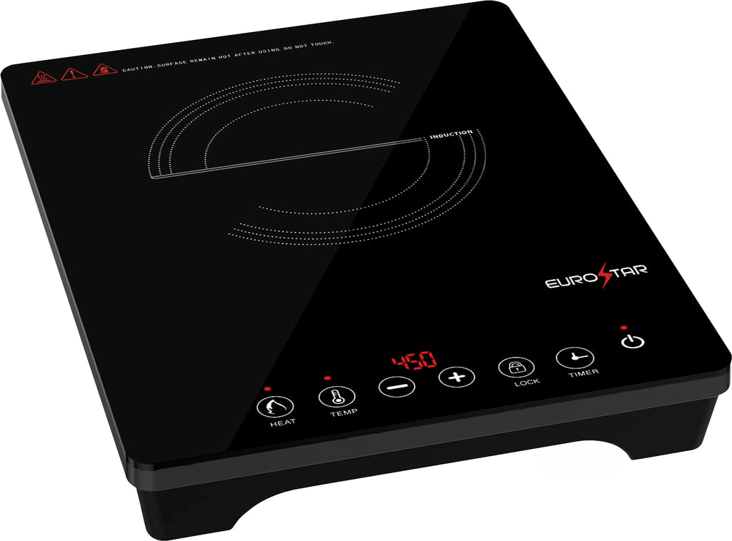 1800W Portable Induction Cooktop, Black H78438
