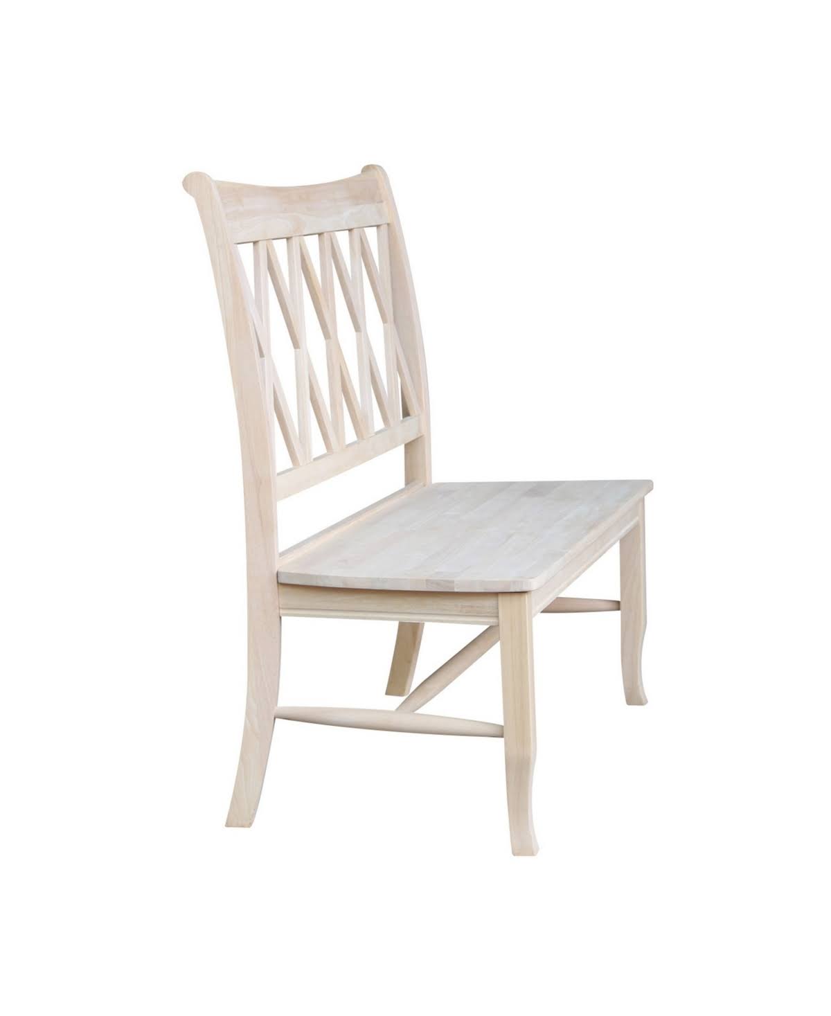 Double X-Back Bench Q4836