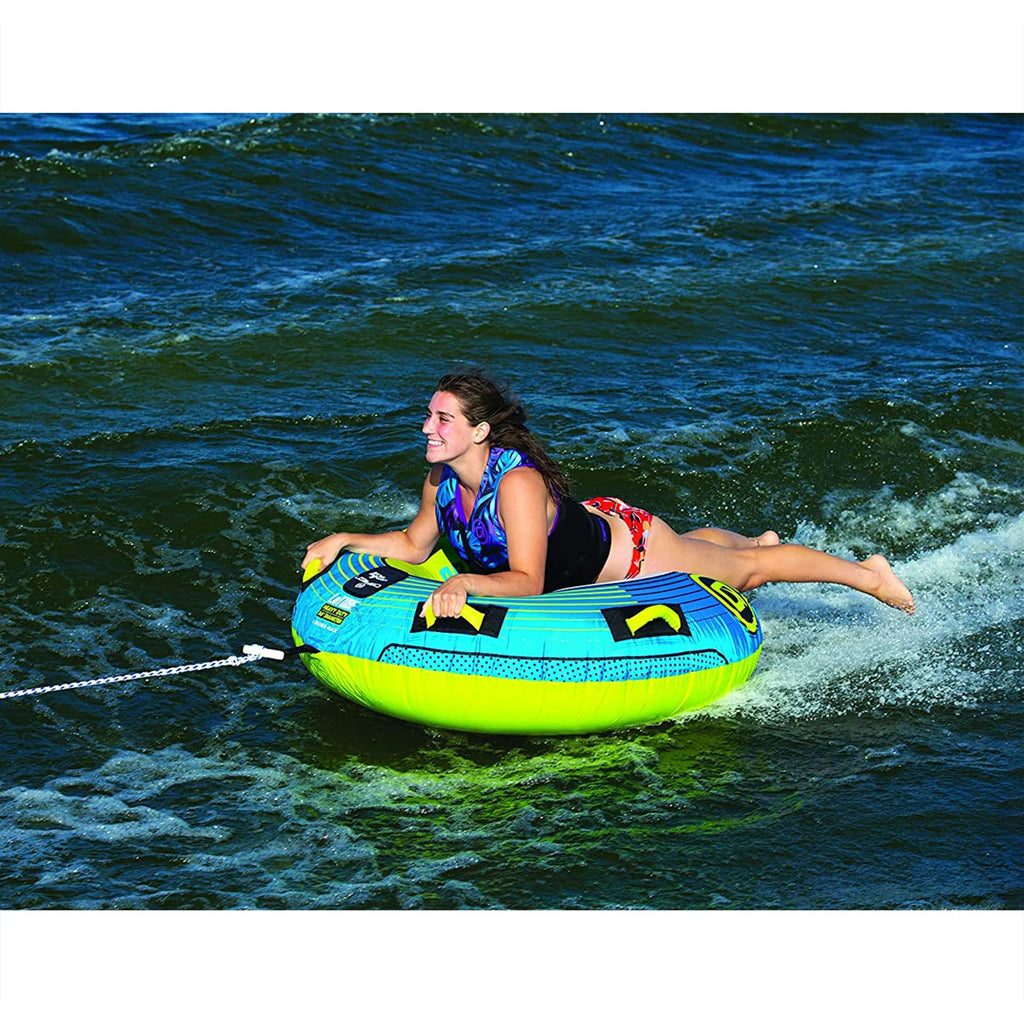 56 Inch 1 Rider Towable Tube with Rope Y33433