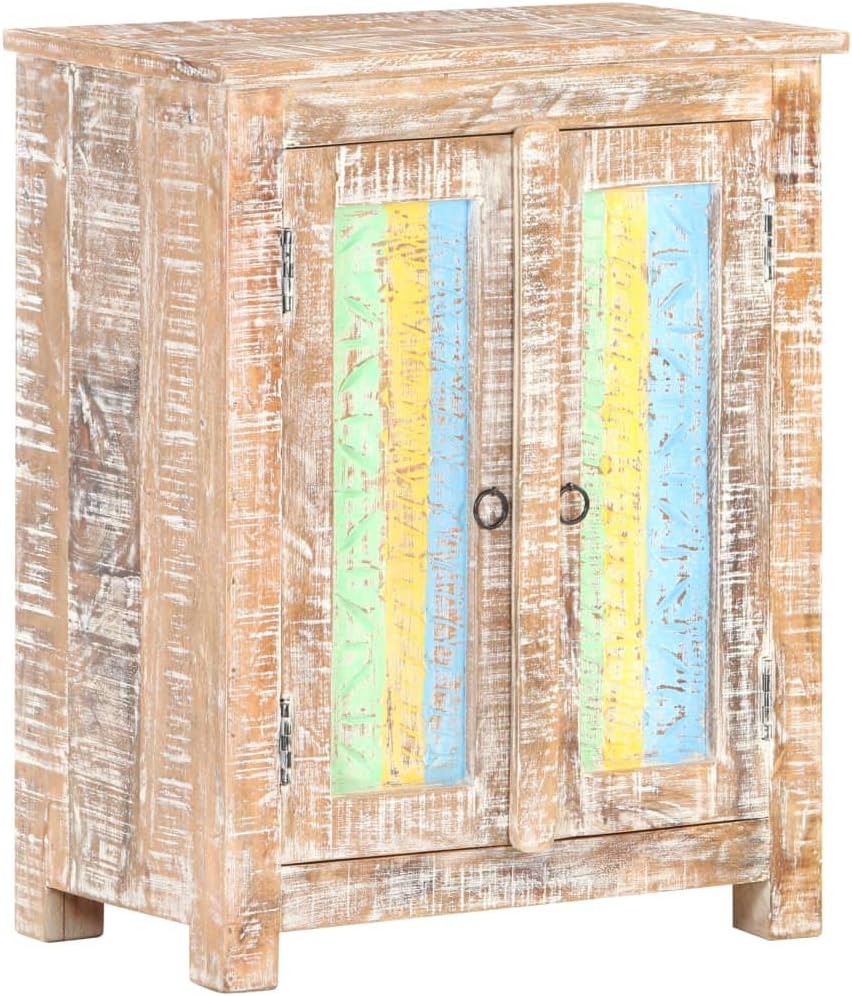 Solid Reclaimed Wood Sideboard with Drawer and Storage Cabinet A205282