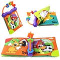 Soft Cloth Book with Teether Rings Infant Developmental Toy X4089