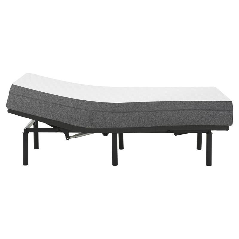 White Twin Long Gel Mattress and Bed Base U378189