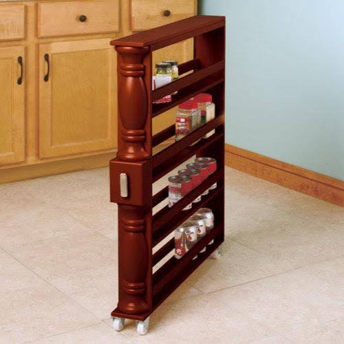 Slim Can and Spice Rack Natural E85468