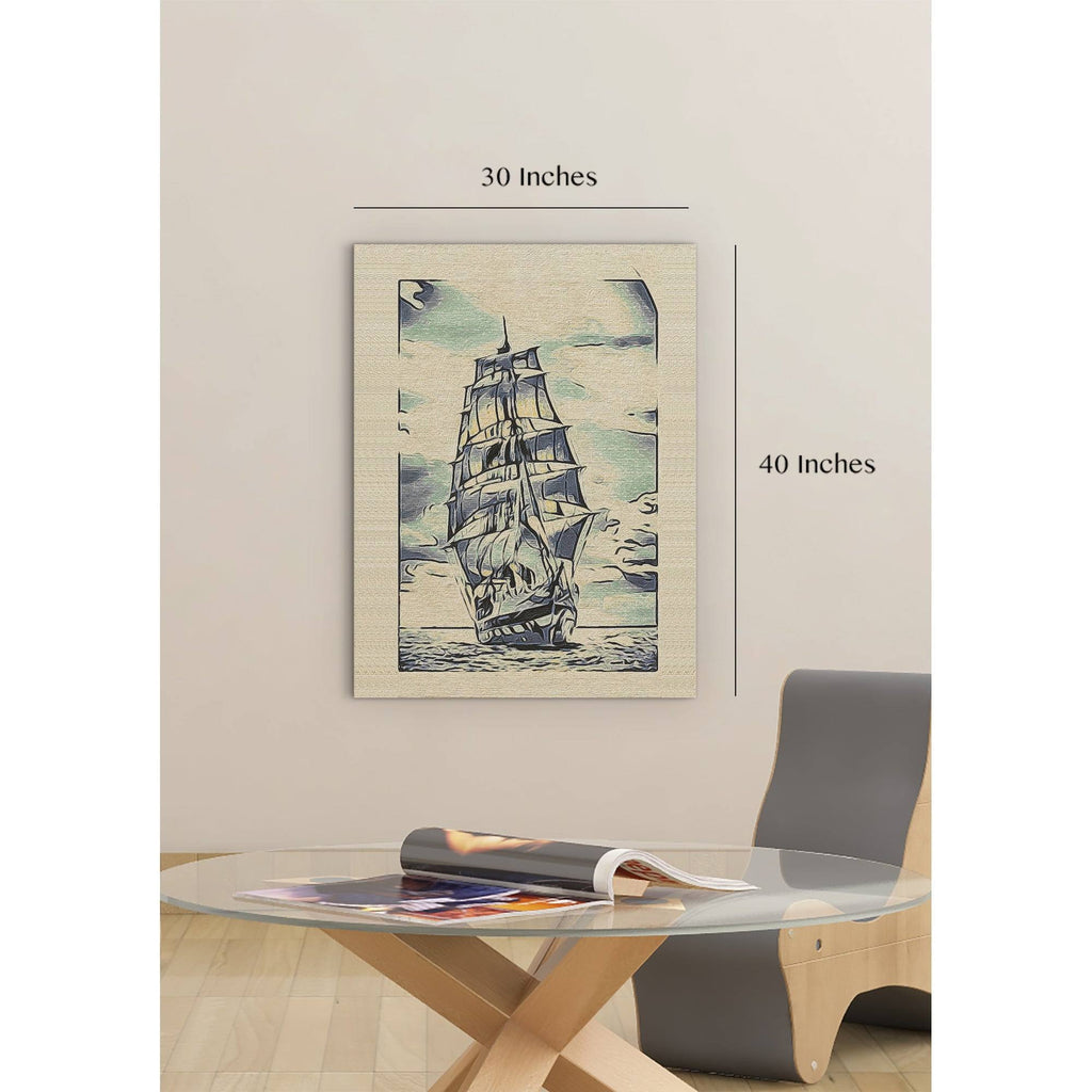 Multi-Color Stretched Canvas D209