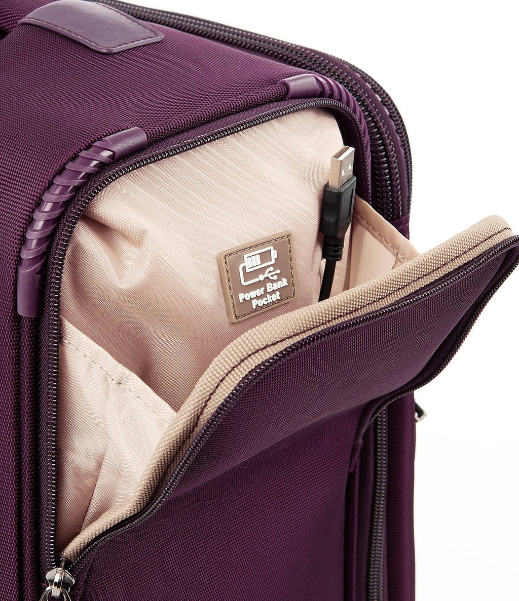 Titanium Grey Expandable Spinner Carry-On G294208
