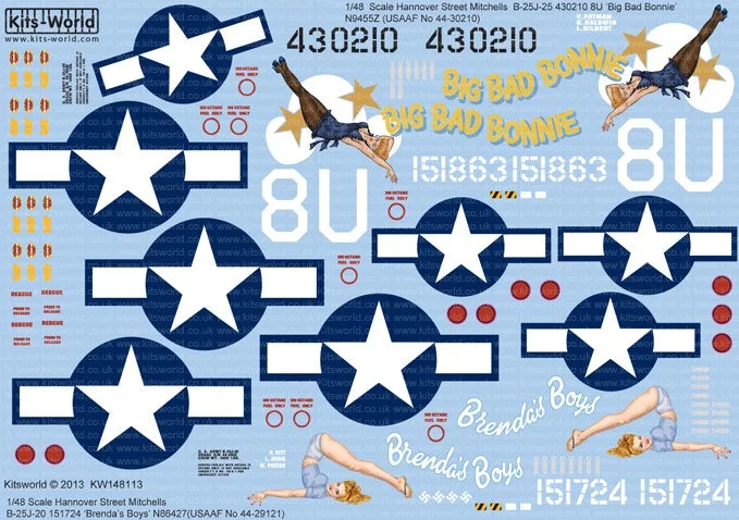 1/48 B25J Model Kit B13888