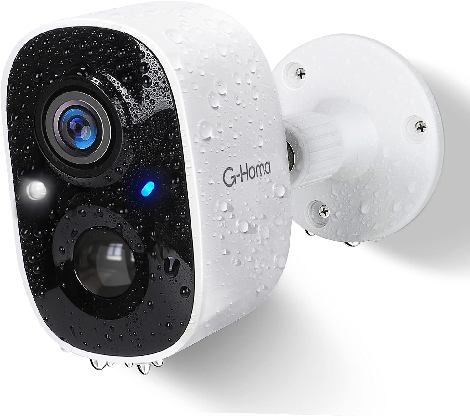 Wireless 1080P Battery Powered Security Camera with Spotlight Color Night Vision Q386