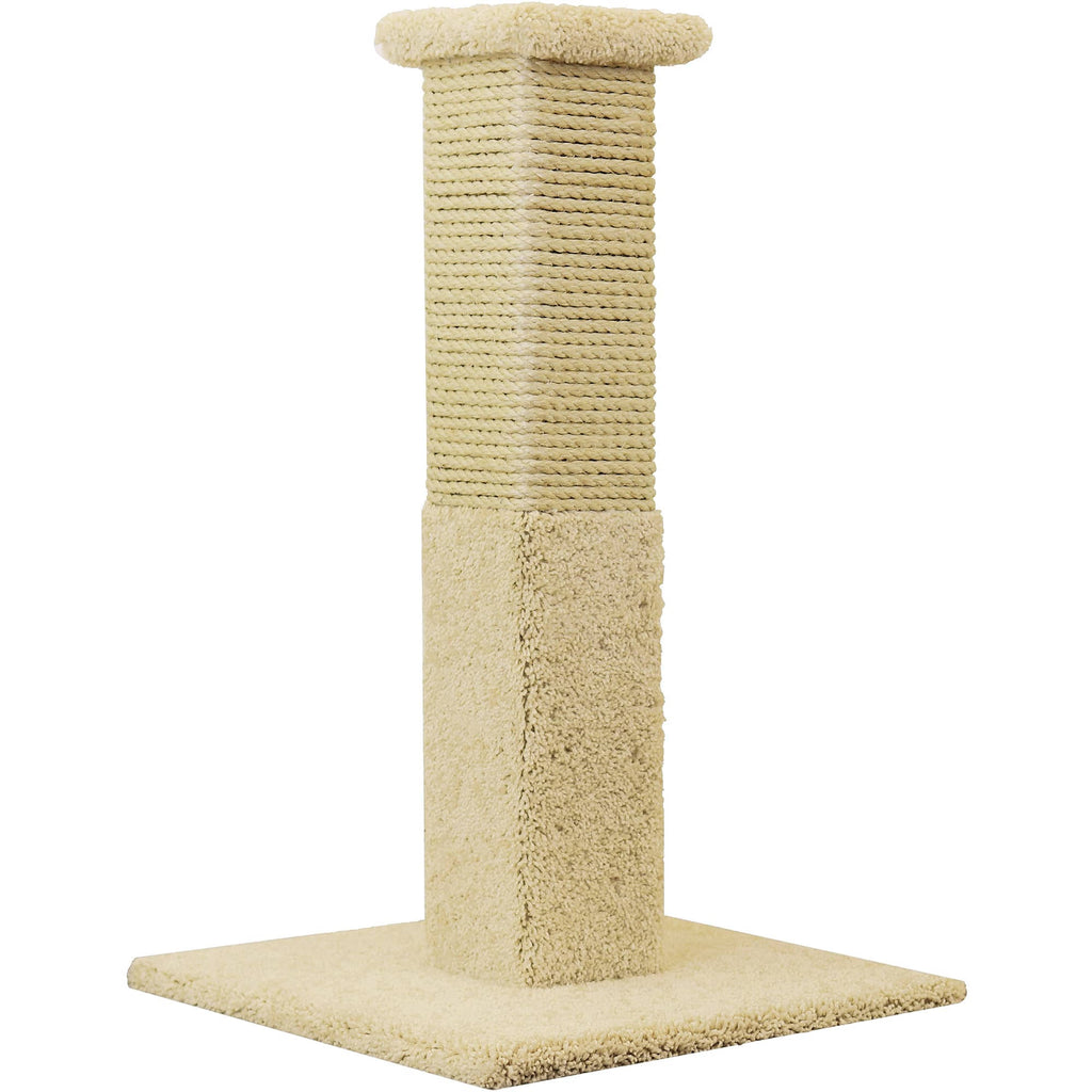 Beige Solid Wood Scratching Post A448