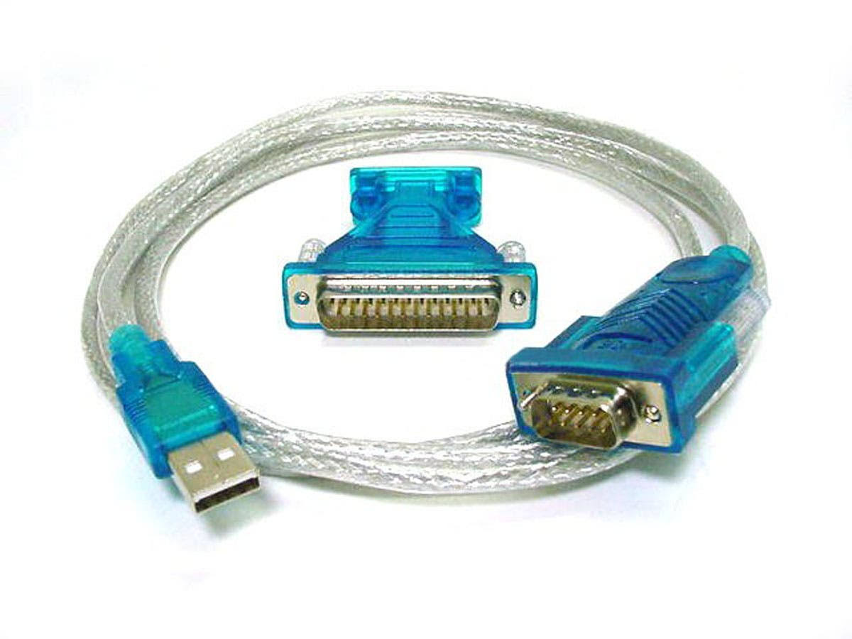 USB to RS232 DB9 Male / DB25 Male Converter Cable O48116