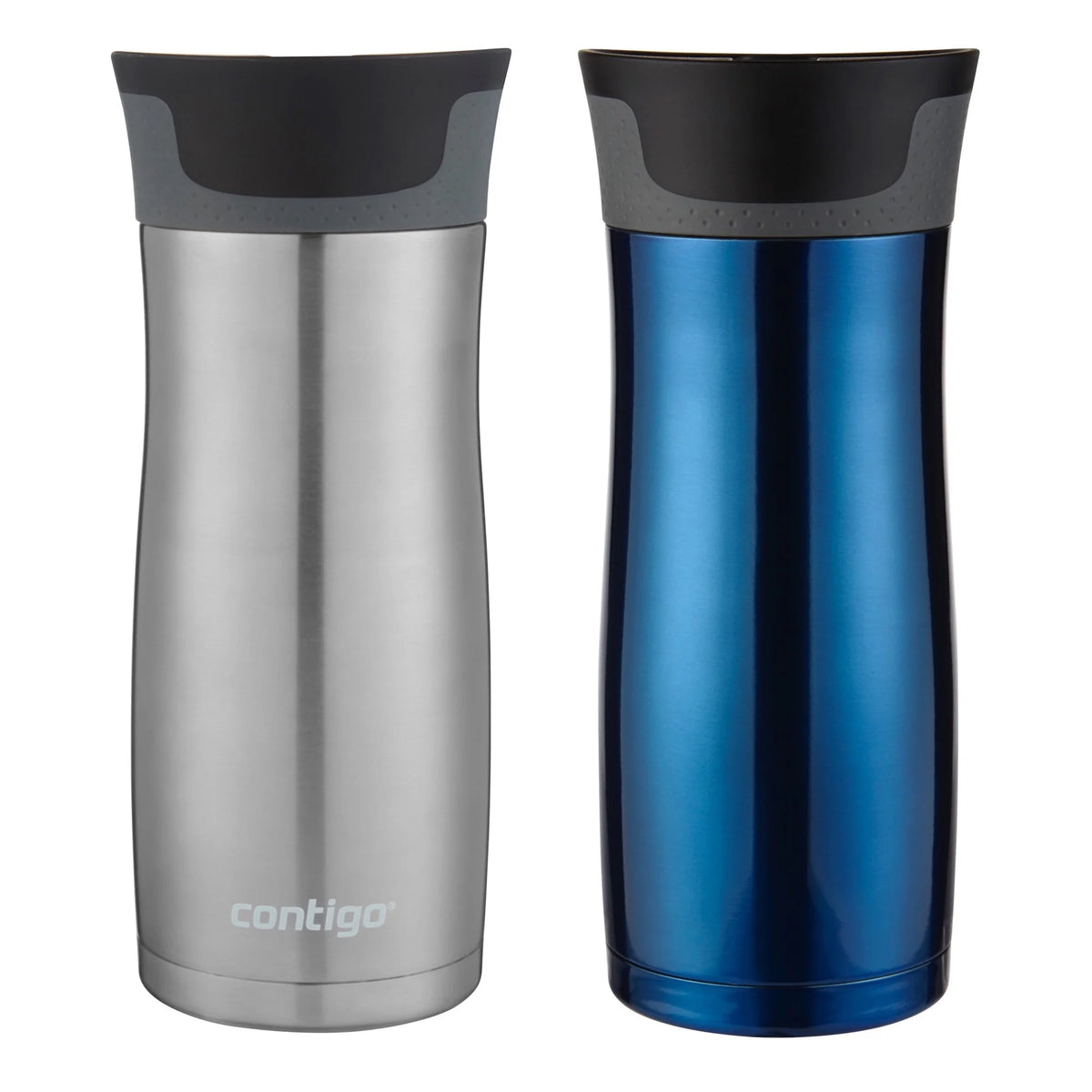 16 Oz Vacuum-insulated Stainless Steel Travel Mug, 2-Pack K2469