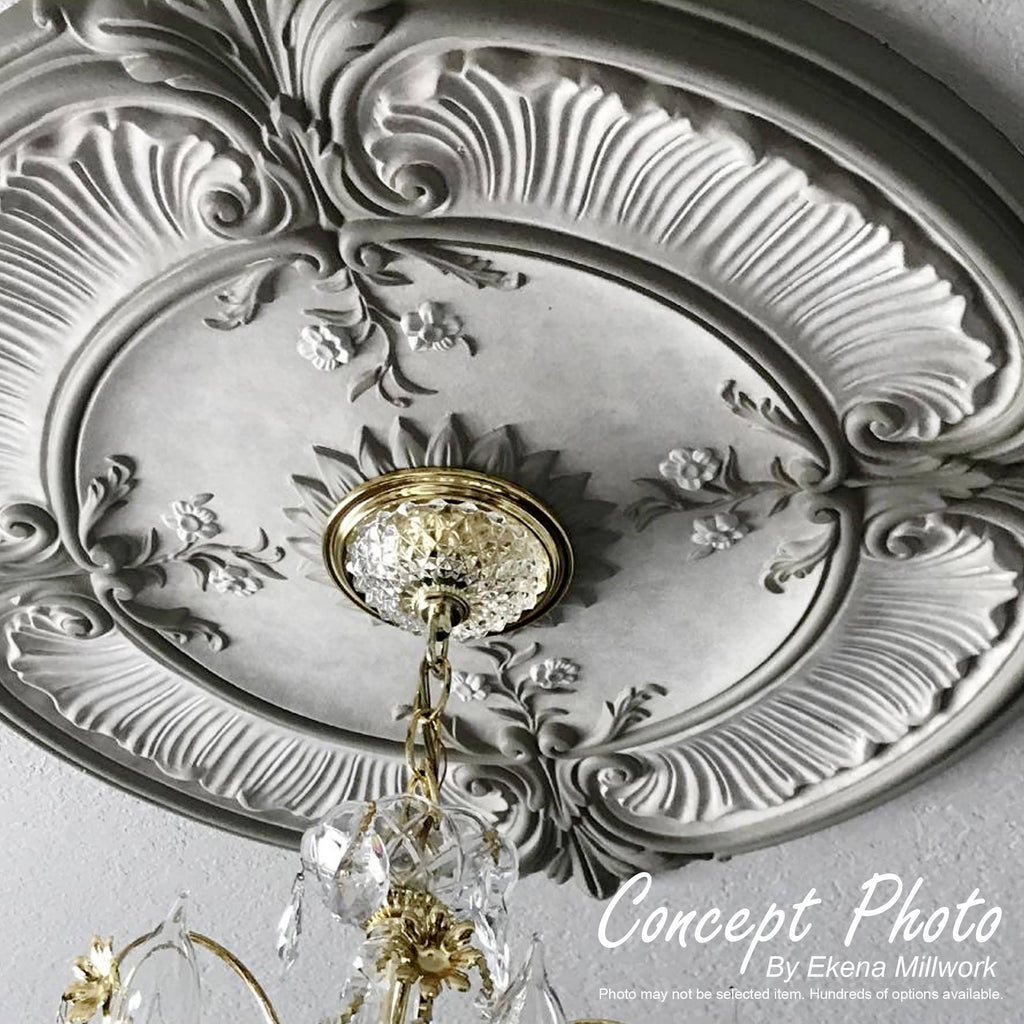 Hand-Painted Ceiling Medallion L1548