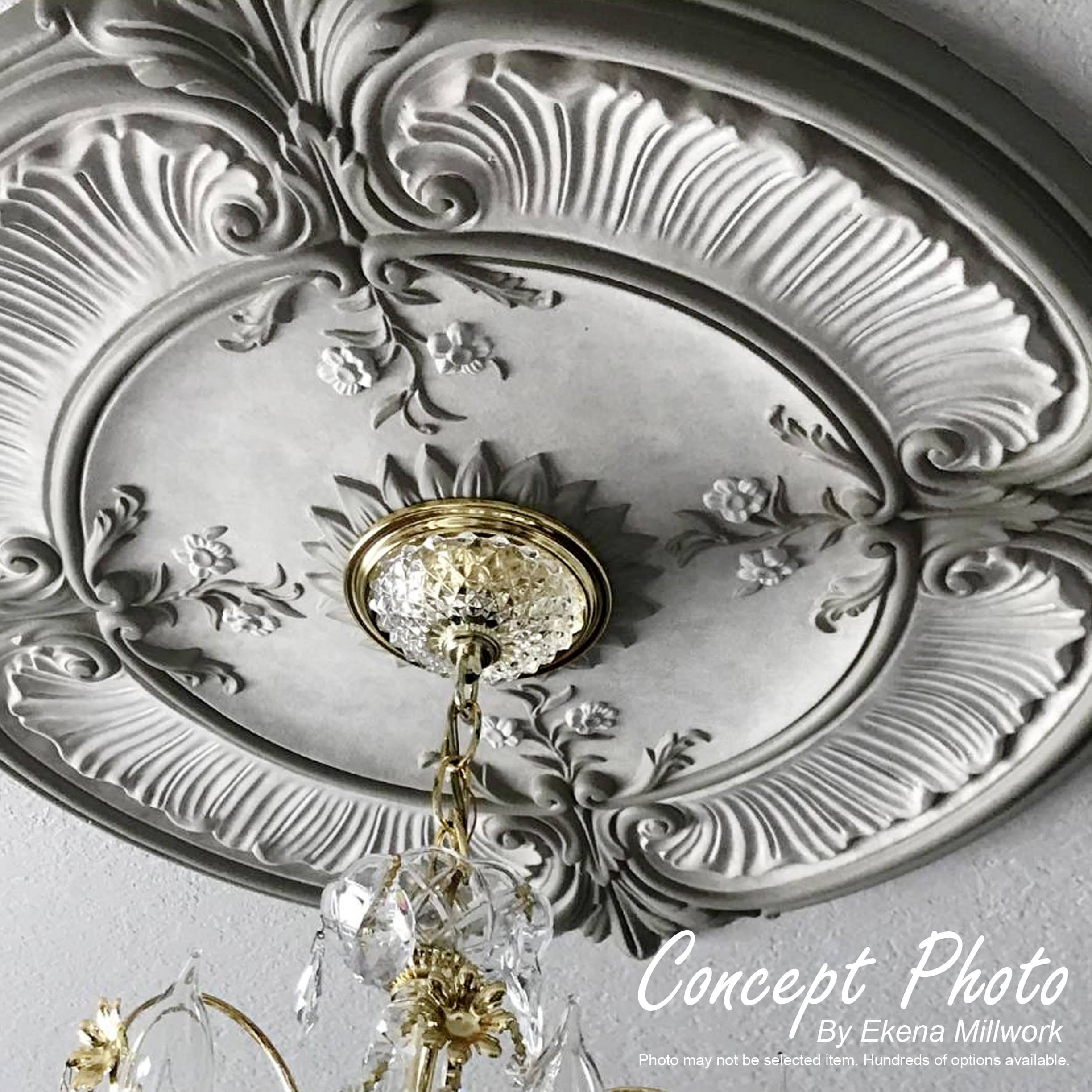 Hand-Painted Ceiling Medallion L1548