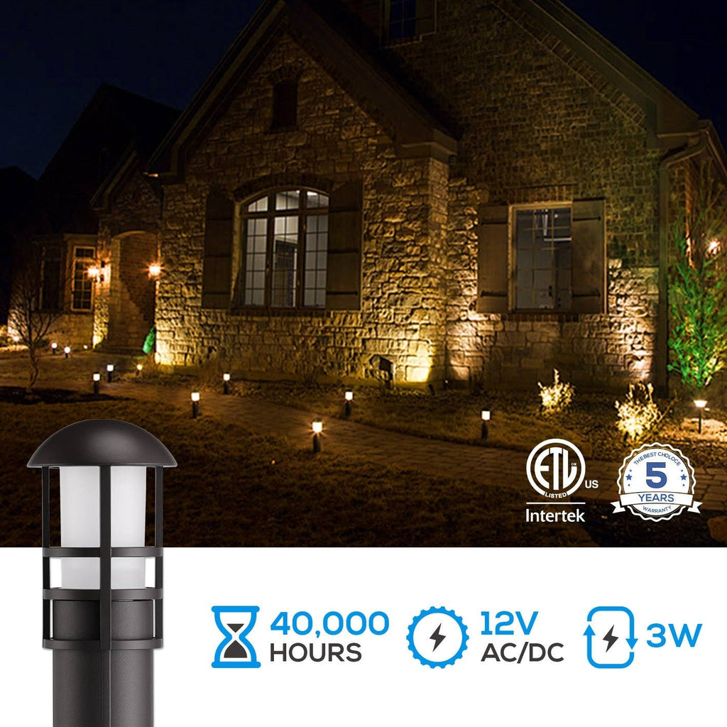 6 Pack 12V 5000K LED Landscape Light K64219