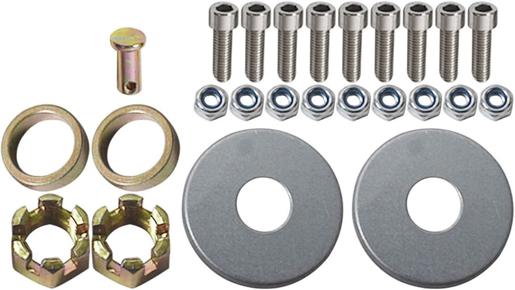 Rear Axle Kit Brake Hub Disc Rotor Chain Sproket for Go Kart Drift Trike Cart H202771