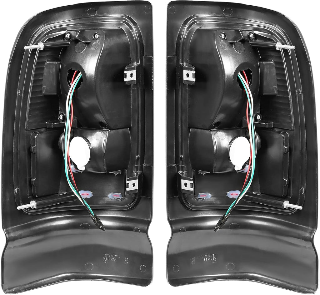 Black Smoke LED Tail Lights Brake Lamps for Dodge Ram 1500 2500 3500 P847436