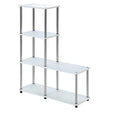 White Multi Shelf Bookshelf B540792