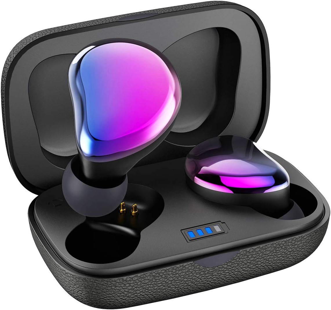 Purple Wireless Earbuds with Charging Case P573641