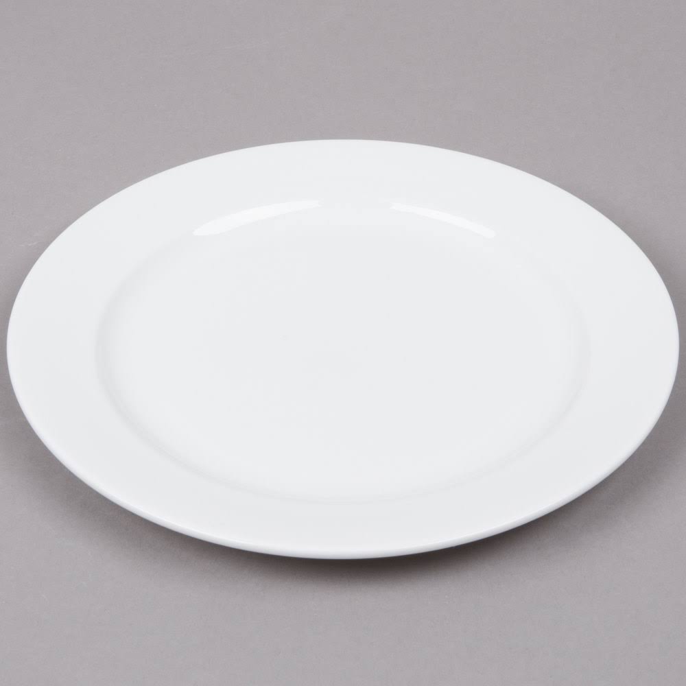 White 8-1/2x22 Salad Plate Q707527
