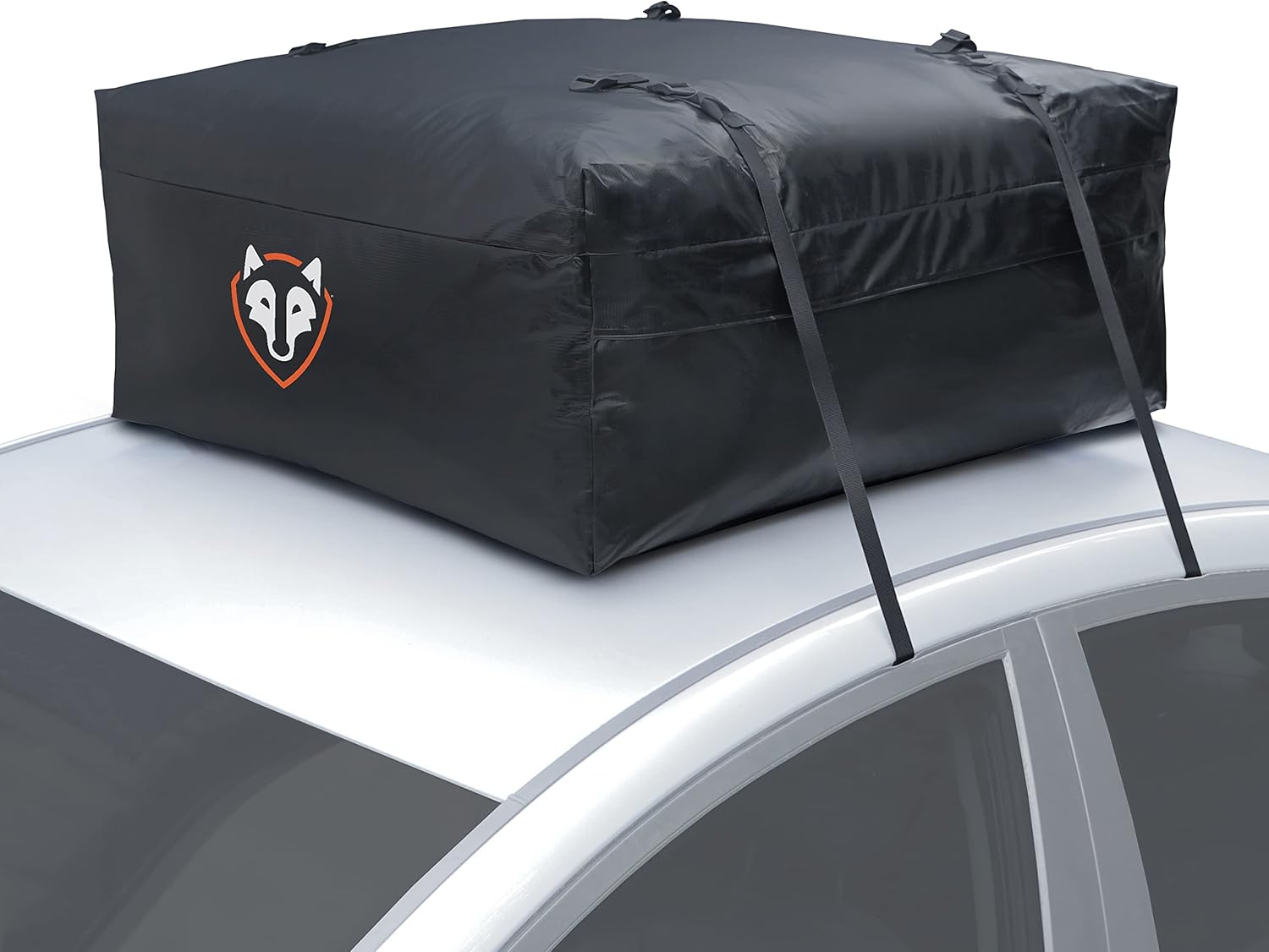15 cu ft Weatherproof Black Car Top Carrier F2858