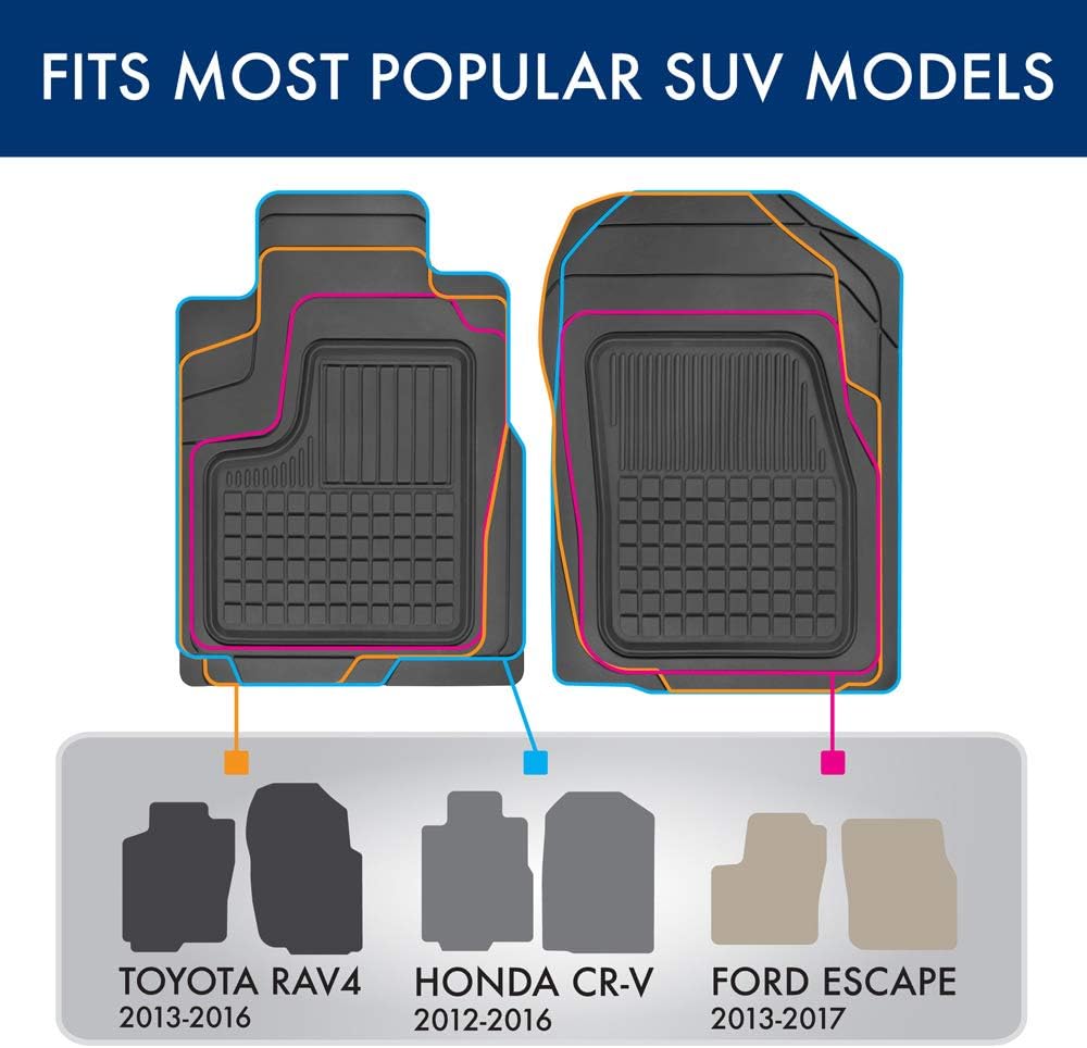 Rubber Car Floor Mats with Cargo Trunk Liner I9004