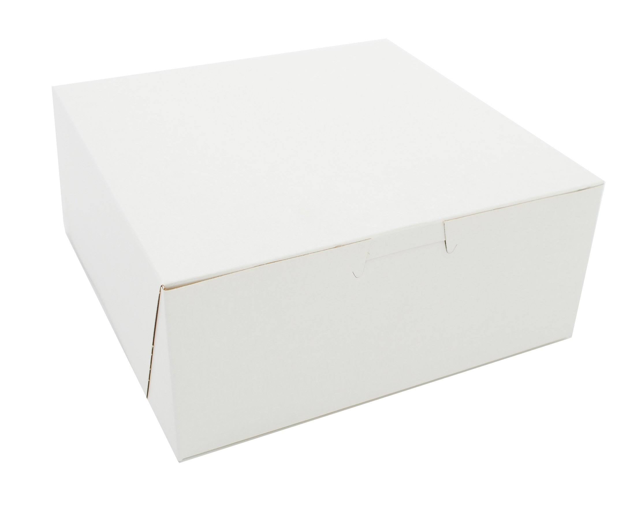 White Paperboard Bakery Boxes 7 x 7 x 3 250-carton M806154