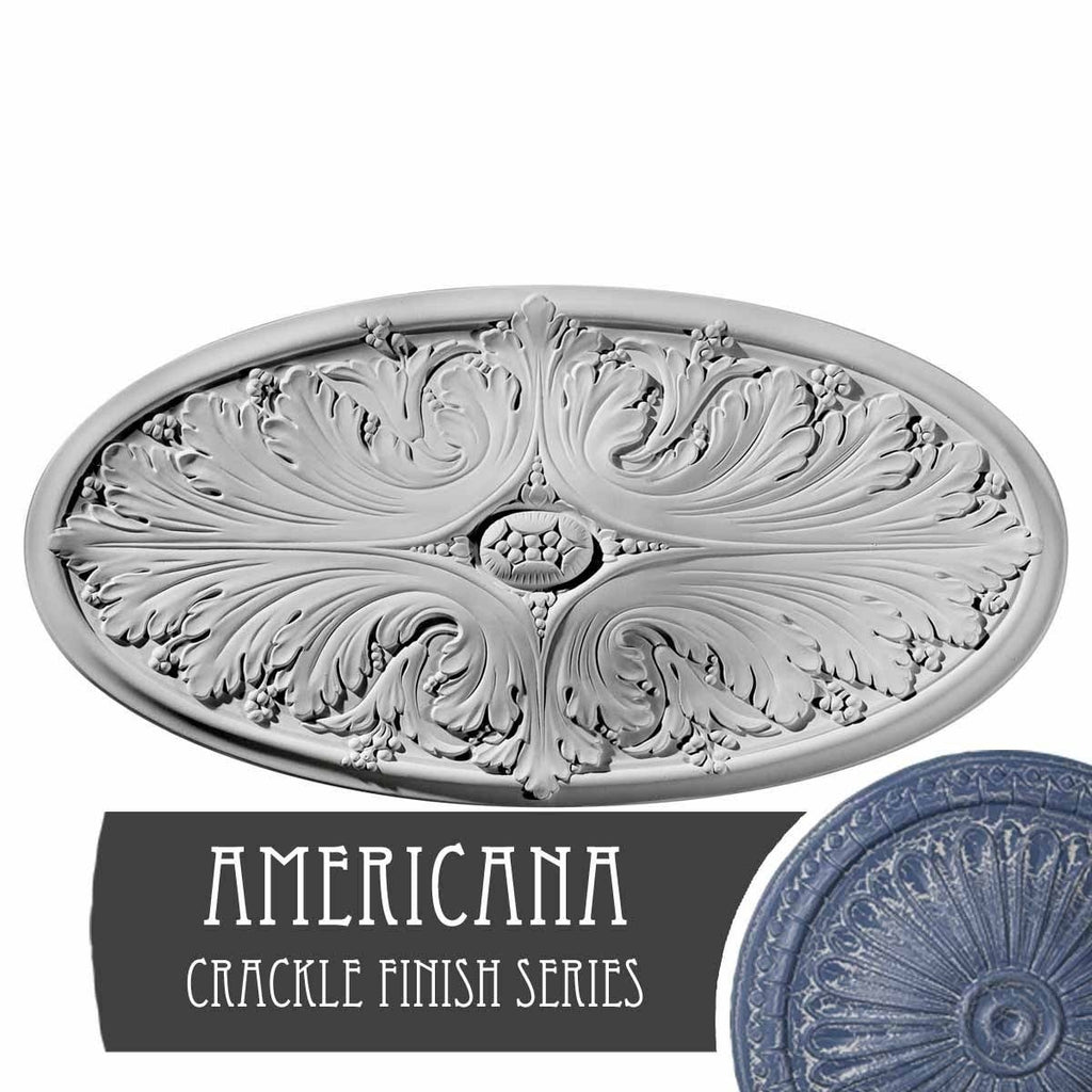 Hand-Painted Ceiling Medallion L1548