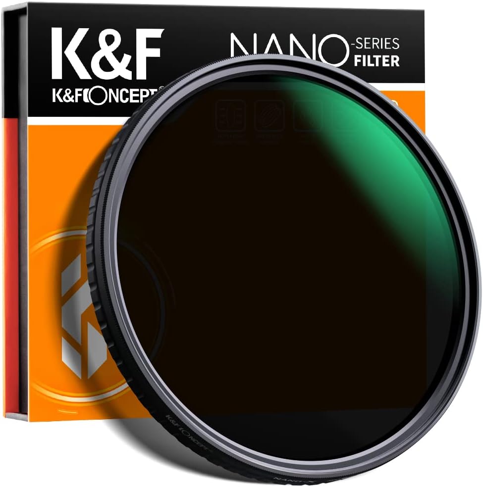52mm Variable ND Filter ND32-ND512 HD Neutral Density Lens Filter D1793