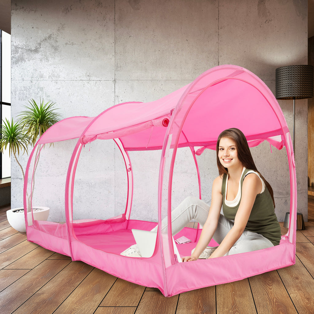 Pink Full Size Bed Mosquito Net A71980