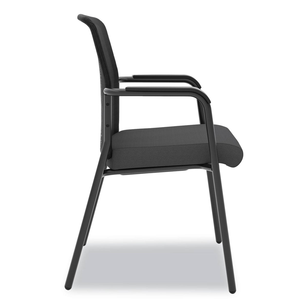 Black Mesh Back Multi-Purpose Chair with Arms H687