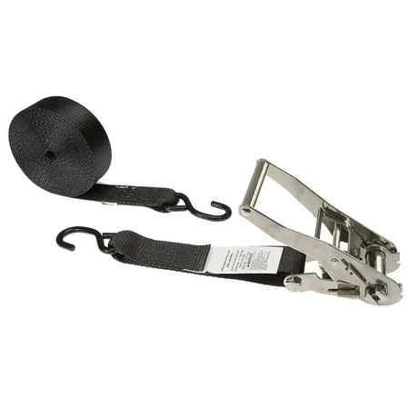 Black Stainless Steel Ratchet Straps N560887