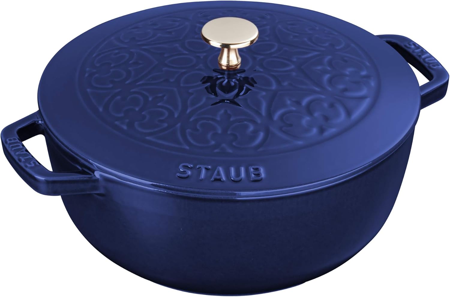 Cast Iron 3.75-qt French Oven Dark Blue Q792949