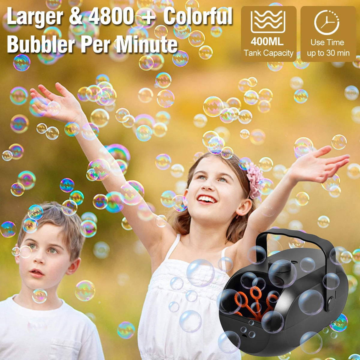 Portable Rechargeable Bubble Machine C862791