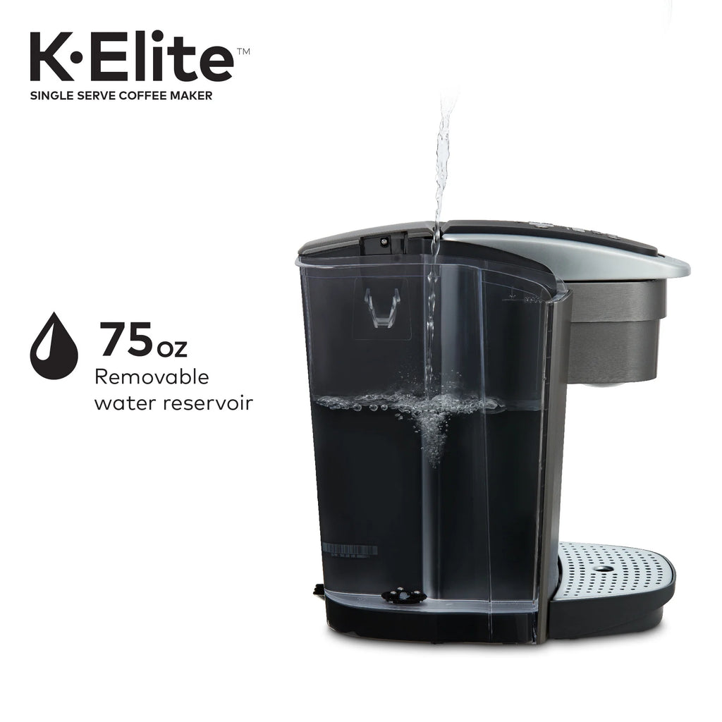 Brushed Slate Single-Serve K-Cup Pod Coffee Maker K137586