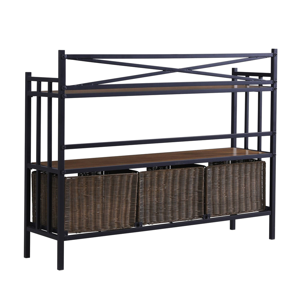 Rustic Brown Bakers Rack P632007