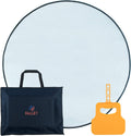 Fireproof Heat Resistant Round Portable Folding Fire Pit Mat Protector Pack of 2 R894970