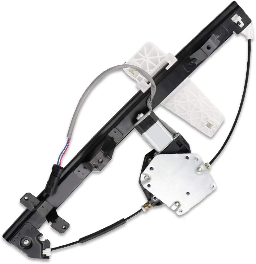 Front Left Driver Side Window Regulator with Motor for Jeep Grand Cherokee 1999 2000 Pack of 2 B256