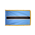 3x5 ft. Nylon Botswana Flag Pole Hem and Fringe K4047