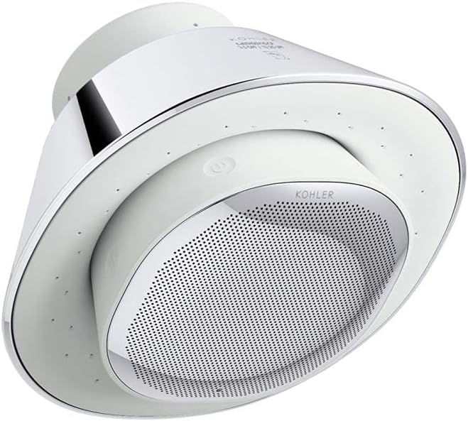 Polished Chrome Bluetooth Showerhead with Rechargeable Speaker Z25332
