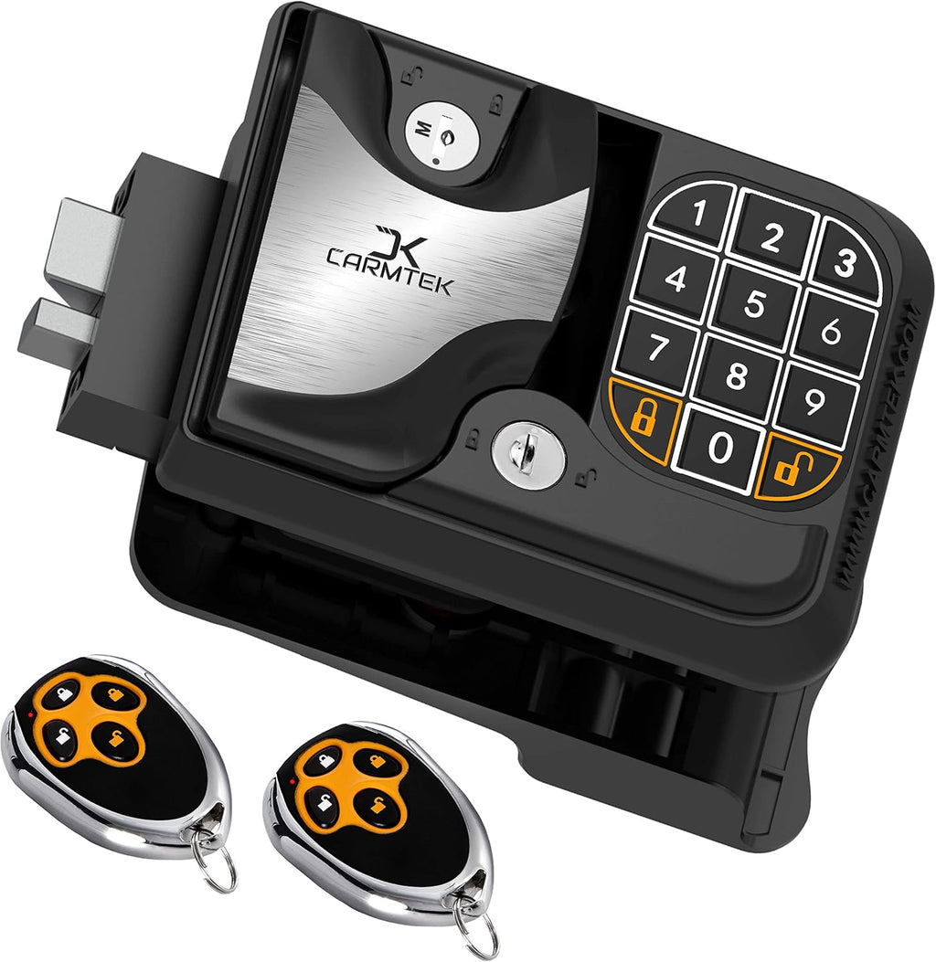 10 Digits RV Keyless Entry Door Lock Latch Handle with Backlit Keypad L75557