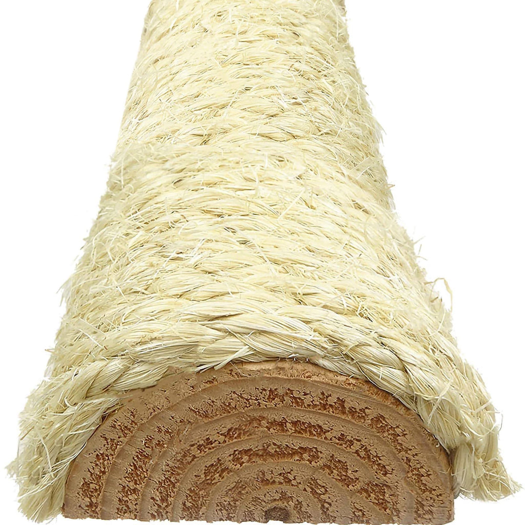 Beige Solid Wood Scratching Post A448